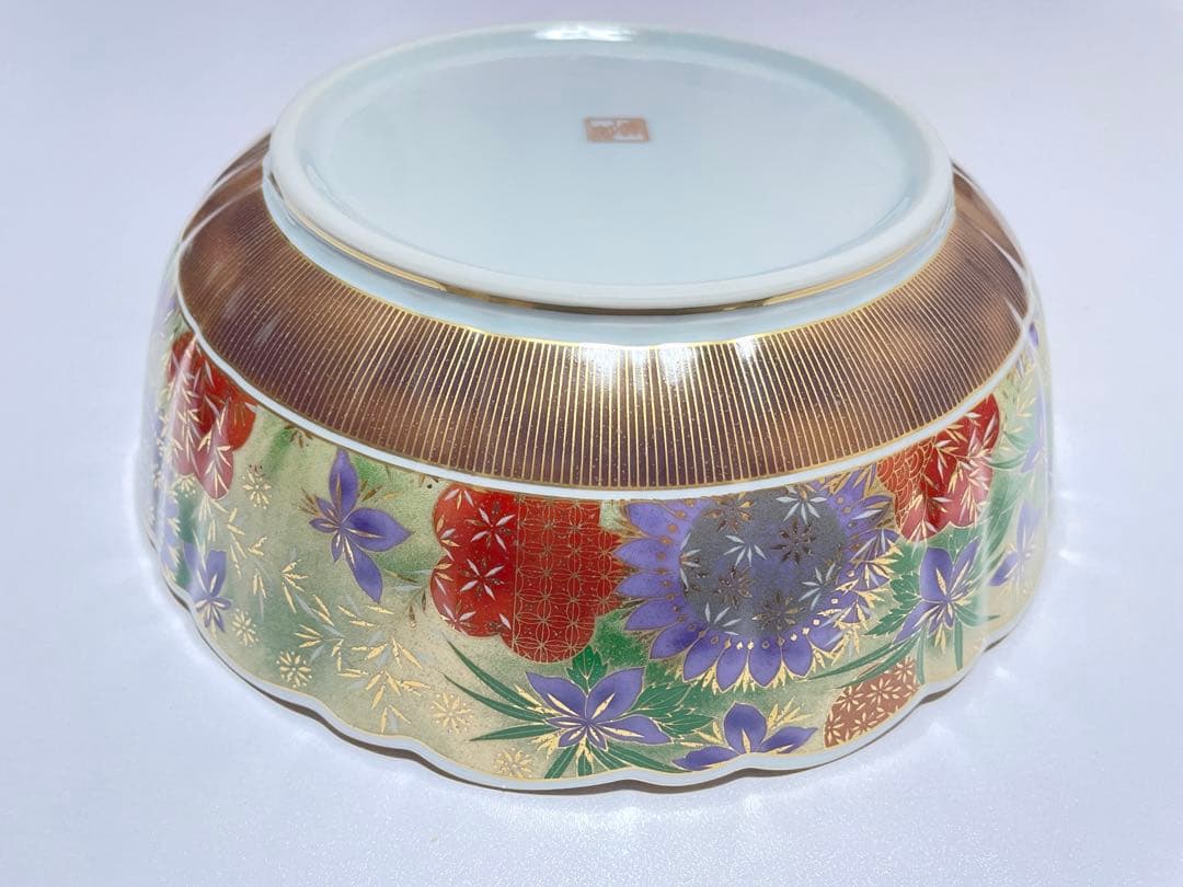 未使用保管品前畑陶器庫山窯光輪大鉢22cm超希少プレミアム逸品生産終了入手困難