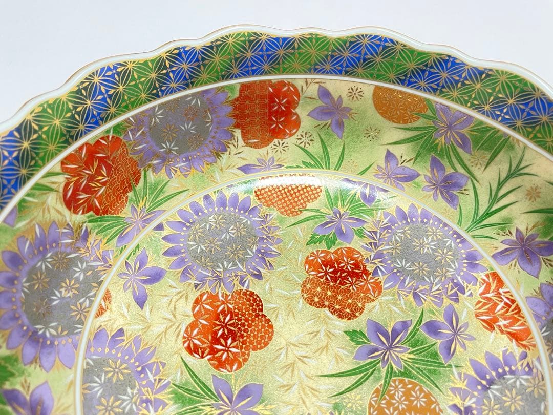 未使用保管品前畑陶器庫山窯光輪大鉢22cm超希少プレミアム逸品生産終了入手困難