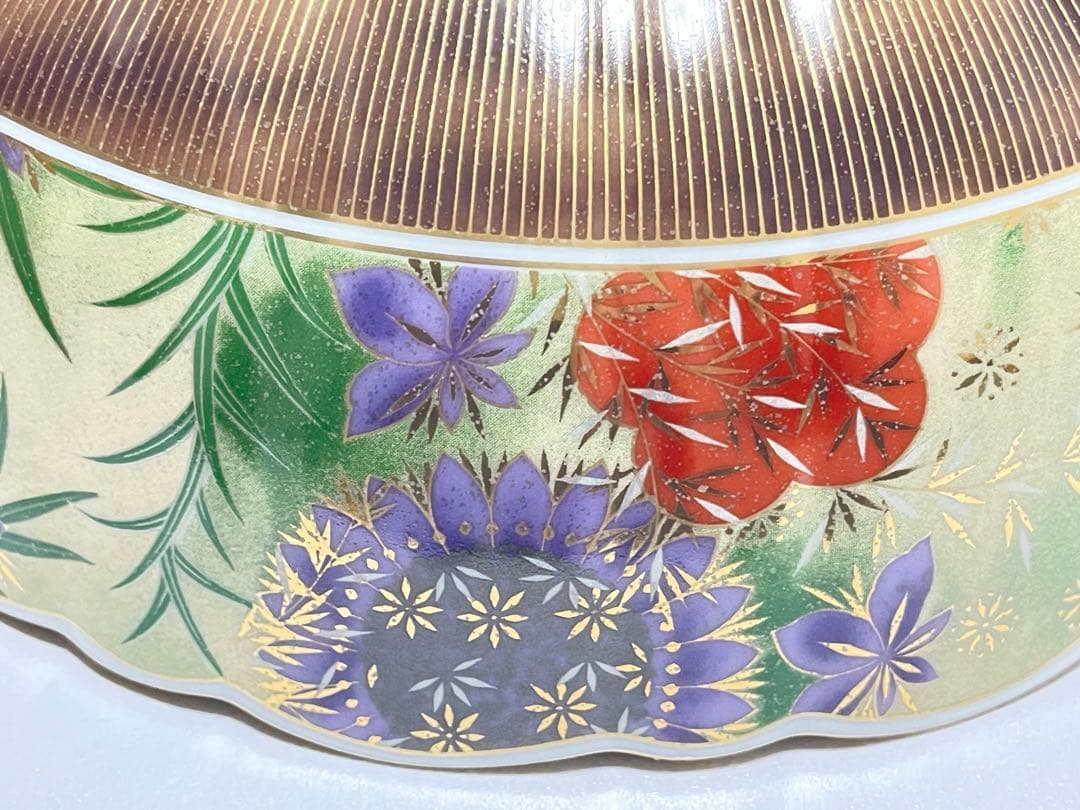 未使用保管品前畑陶器庫山窯光輪大鉢22cm超希少プレミアム逸品生産終了入手困難