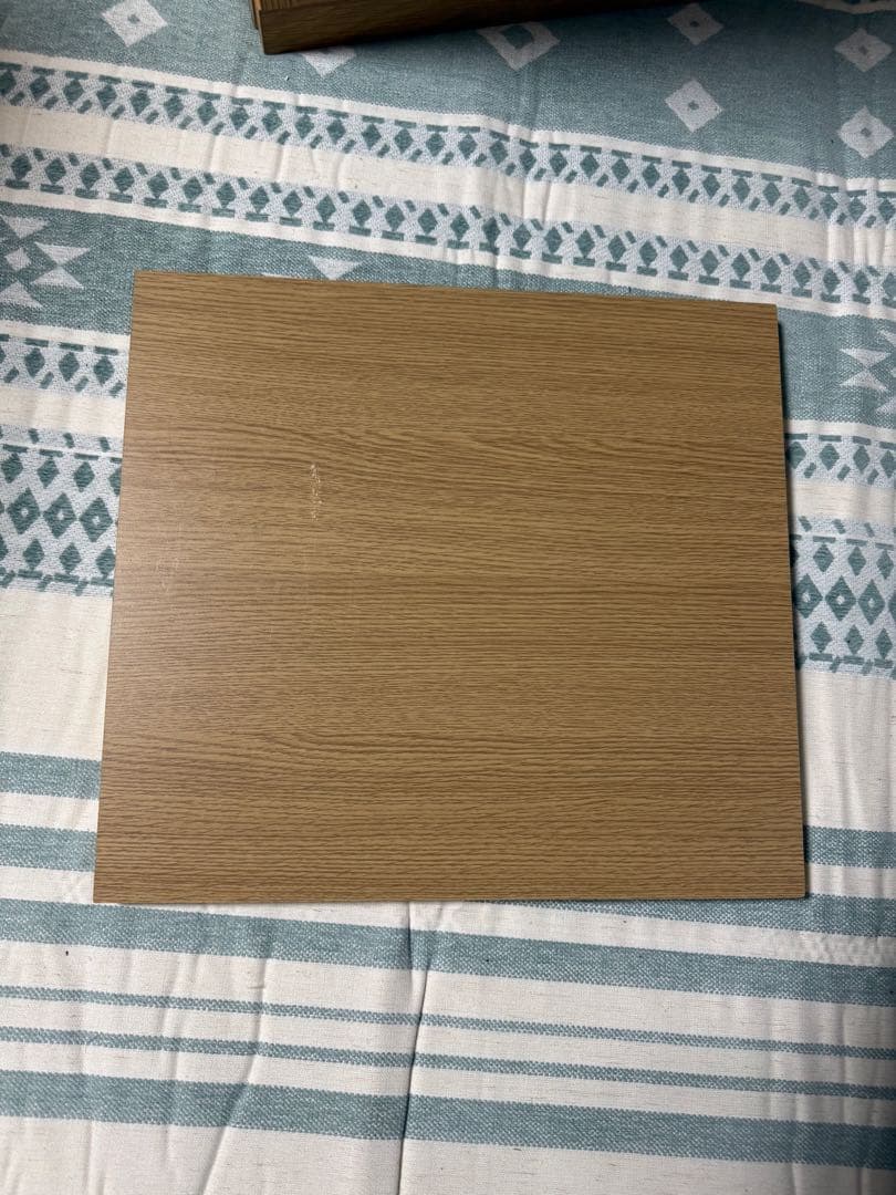 無印良品木製キャビネット　ガラス扉　オーク材突板　幅４４×奥行４４×高さ８３ｃｍ