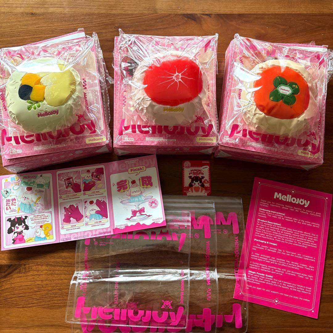 mellojoy 大福　三つセット　カラフルセット どらも形も色も綺麗です