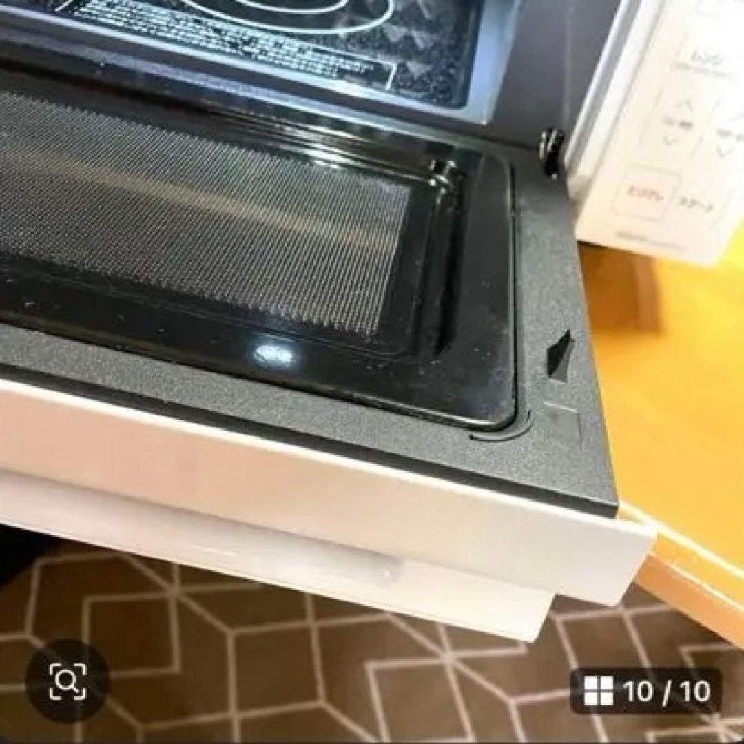 ひつじ 電子レンジ フラット 900W ヤマダセレクト YMＷ17RK