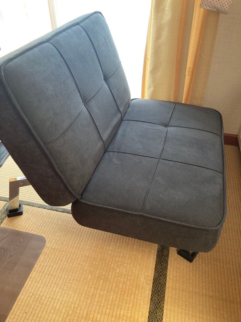 テンピュール シングルシーターソファ ダークグレー