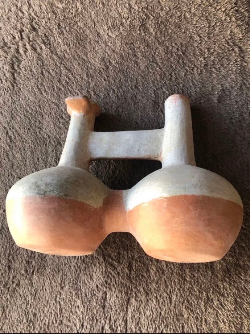 古代アンデス文明 注口双胴土器 ペルー