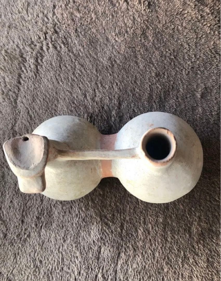 古代アンデス文明 注口双胴土器 ペルー