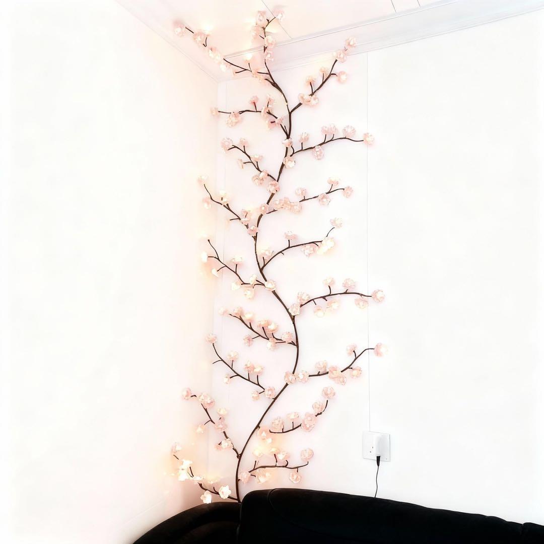 大人気】桜のウォールライト イルミネーション 間接照明 インテリア 暖色系
