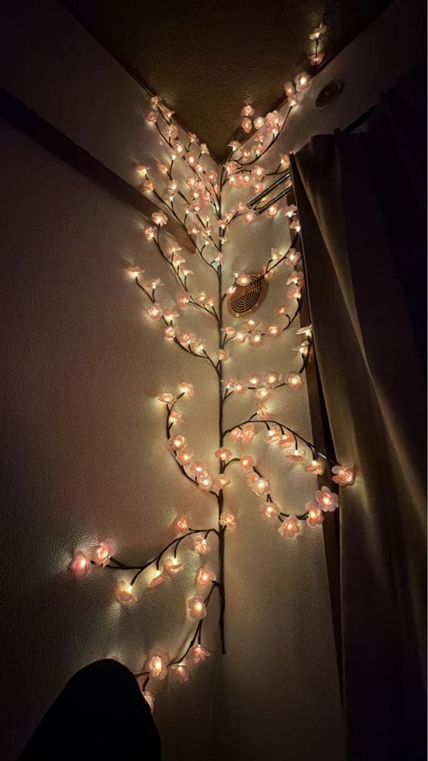 大人気】桜のウォールライト イルミネーション 間接照明 インテリア 暖色系