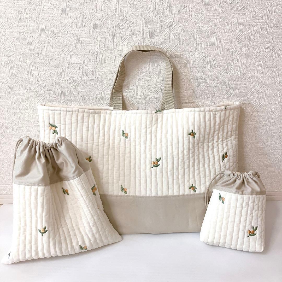 レッスンバッグ 体操服袋　巾着袋