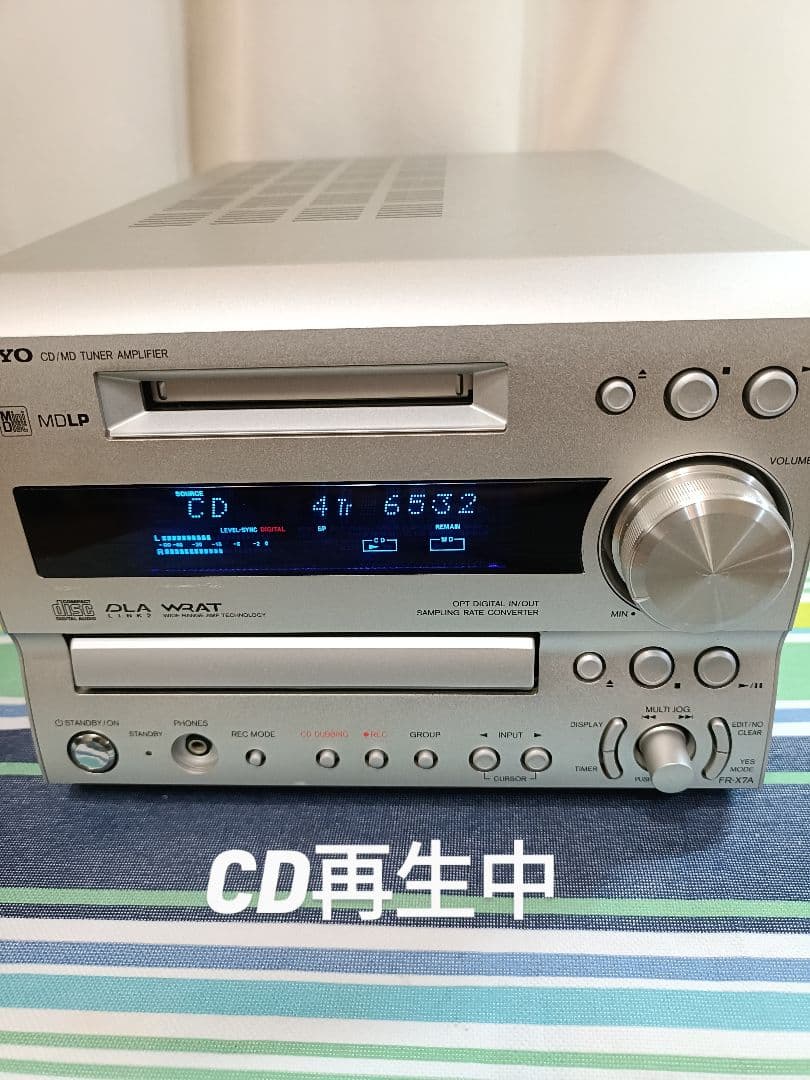ONKYO FR-SX7A CD,MD,FM/AM 整備済完動品　リモコン付