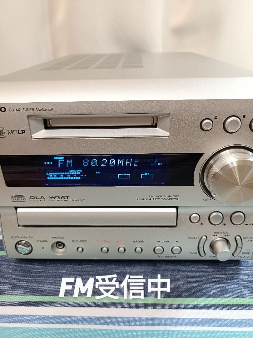 ONKYO FR-SX7A CD,MD,FM/AM 整備済完動品　リモコン付