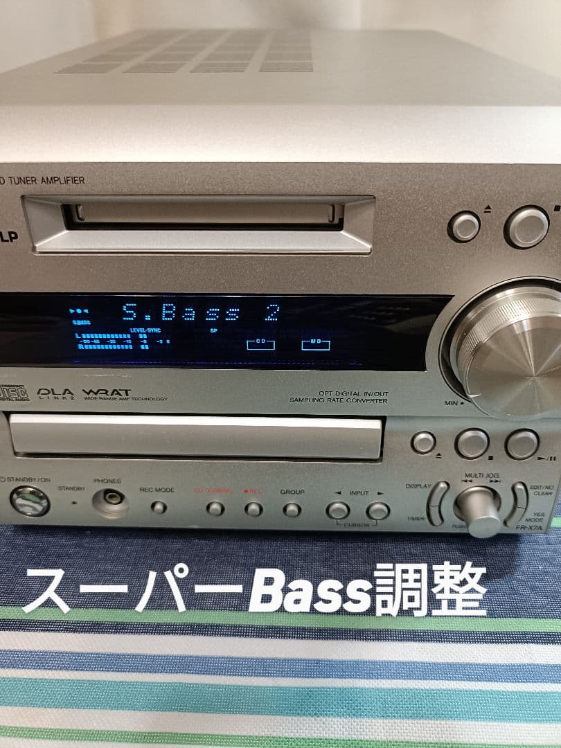 ONKYO FR-SX7A CD,MD,FM/AM 整備済完動品　リモコン付
