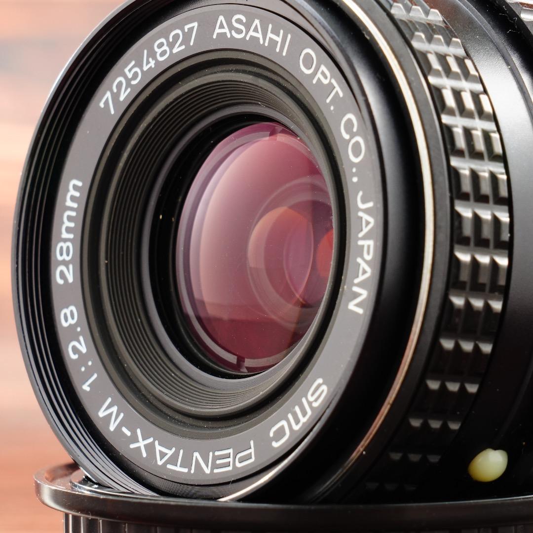 【整備＆テスト済】SMC PENTAX-M 28mm F2.8 単焦点 827