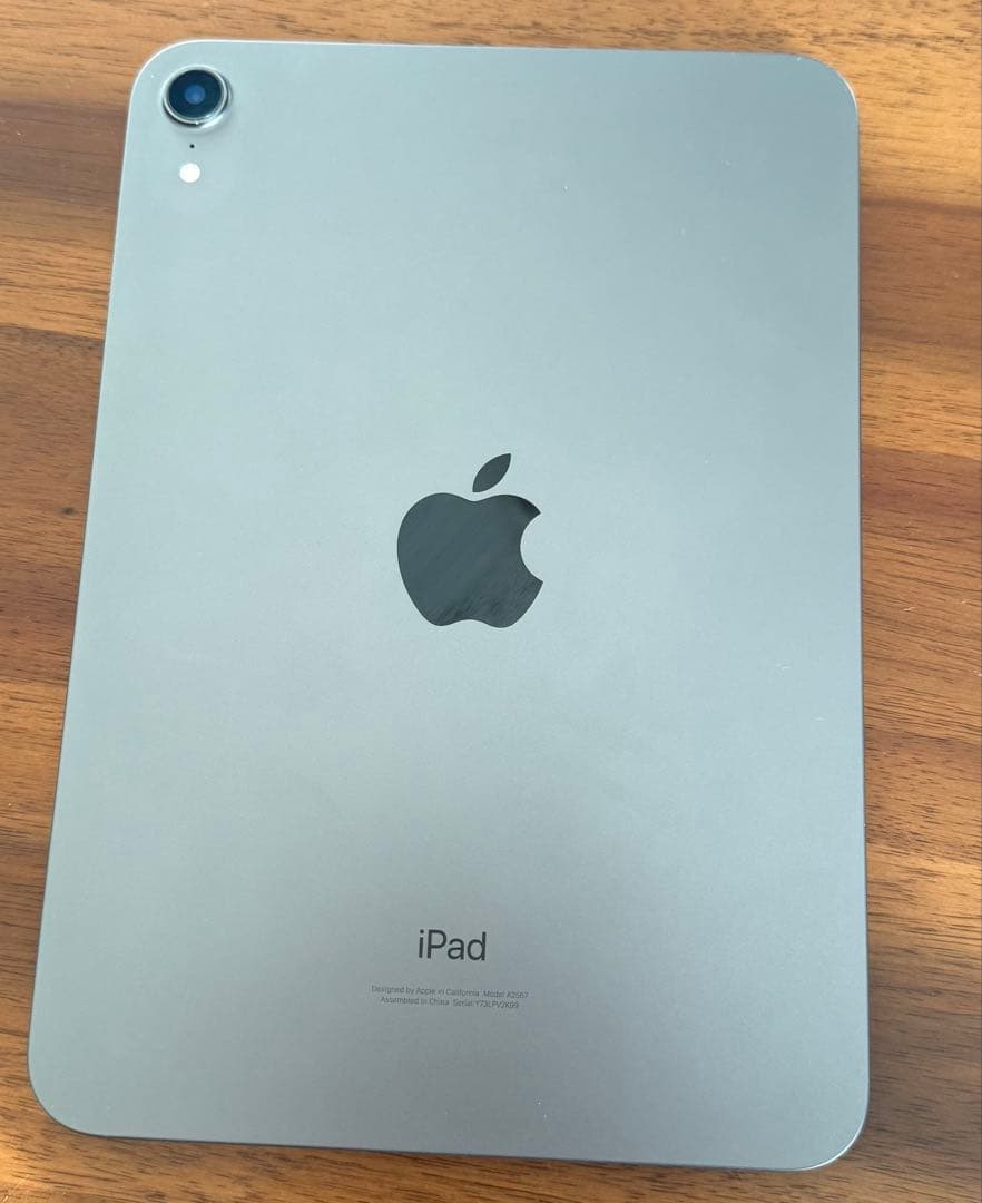 Apple iPad mini 第6世代 wifiスペースグレイ 64GB