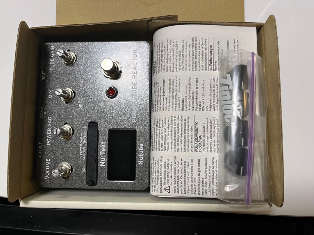 KORG TR-S POWER TUBE REACTOR Nutube 試奏