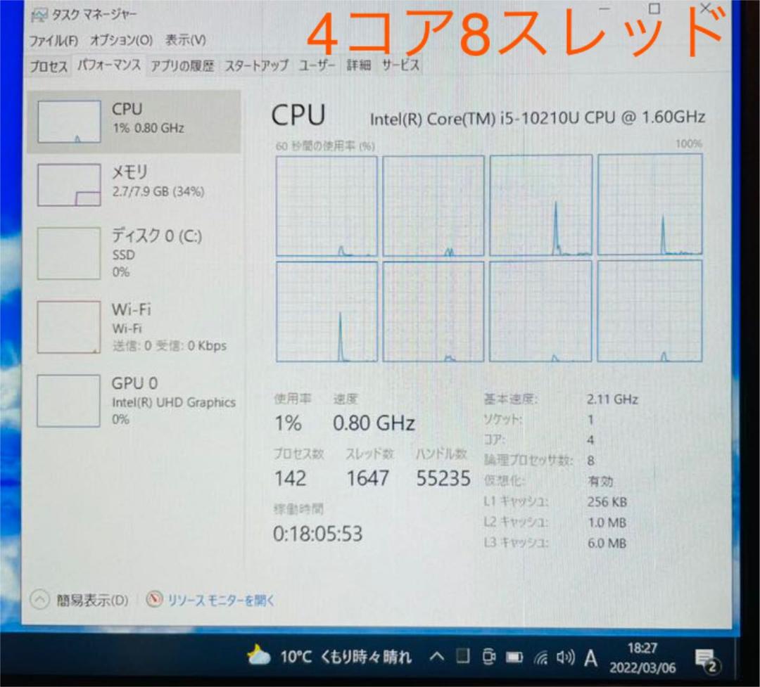 【2021年モデル 新品同様】NEC VersaPro VE-9 Core-i5