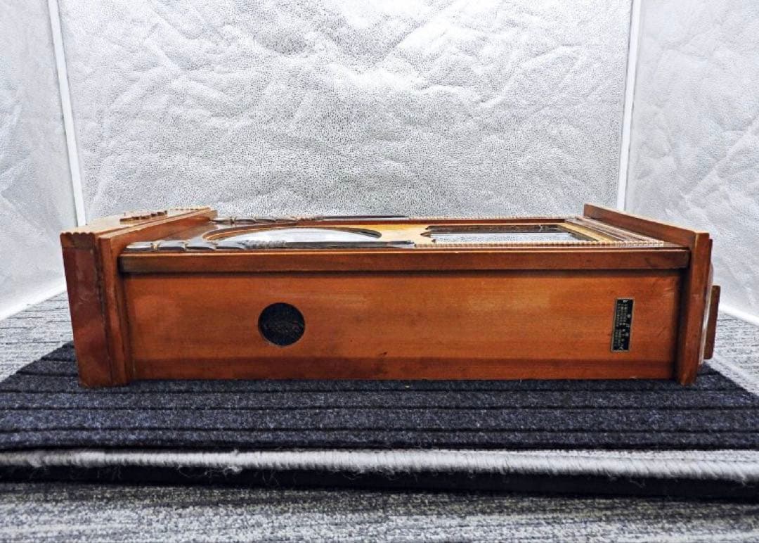 栄計舎 修復アンティーク柱時計30日巻 ゼンマイ時計 訳あり