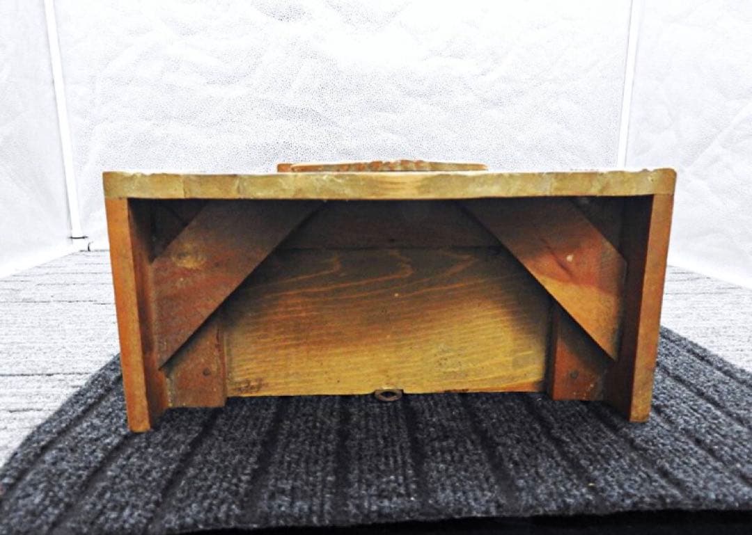 栄計舎 修復アンティーク柱時計30日巻 ゼンマイ時計 訳あり