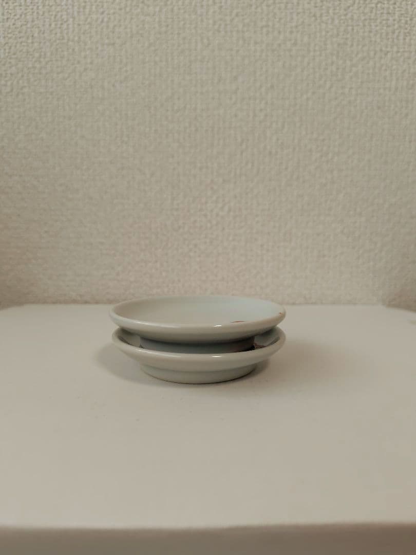 堀畑蘭さん 『色絵姫だるま』豆皿 ２枚セット