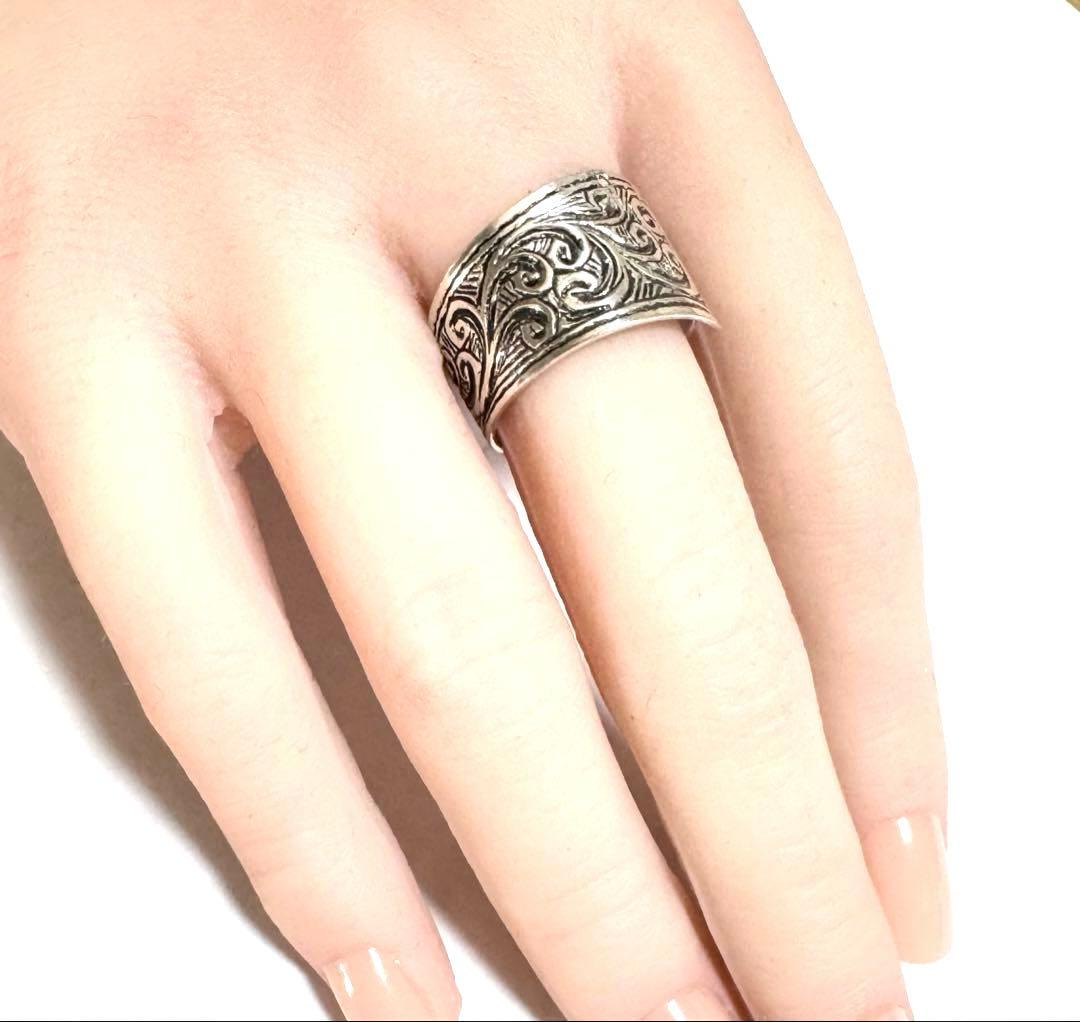 トゥアレグ族　(ベルベル族）　ハンドメイド　シルバーリング