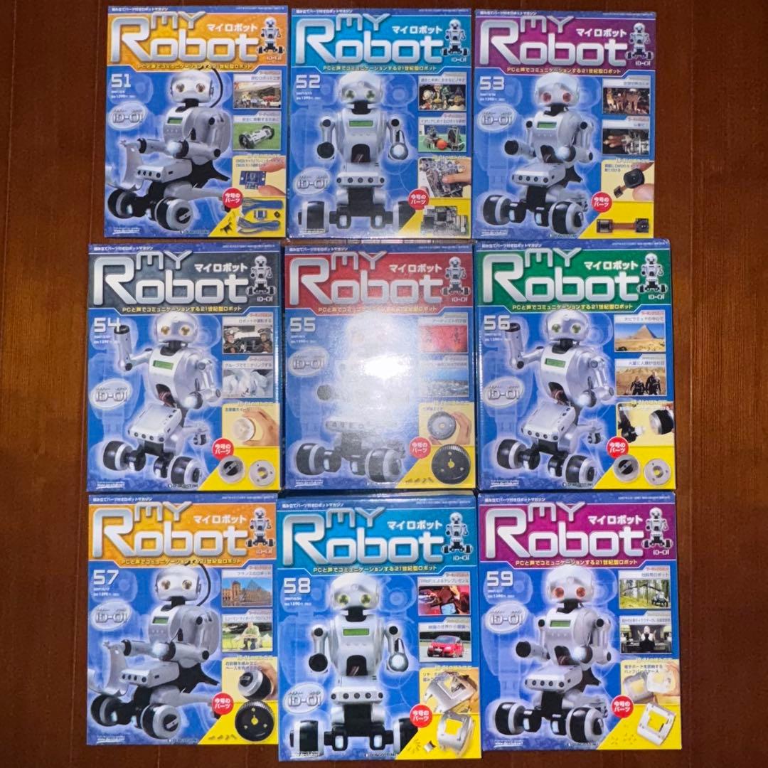 デアゴスティーニ　週刊マイロボット　51巻〜90巻＋バインダーセット