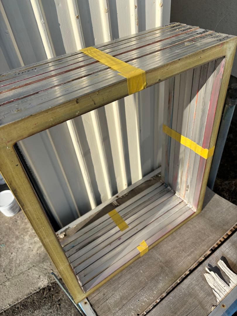 シルクスクリーンフレーム アルミ製 50x58 9本セット