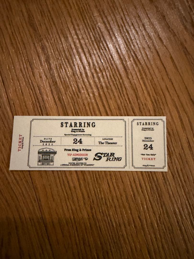 King & Prince STARRING 東京ポップアップグッズ　おまけ付き