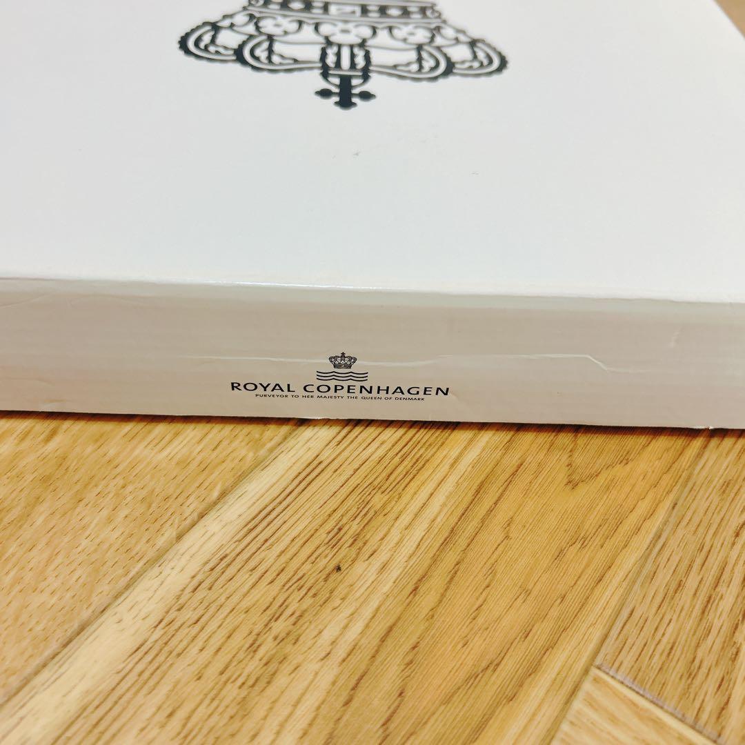 オリーブロイヤルコペンハーゲン ブルーパルメッテ プレートペア 26cm