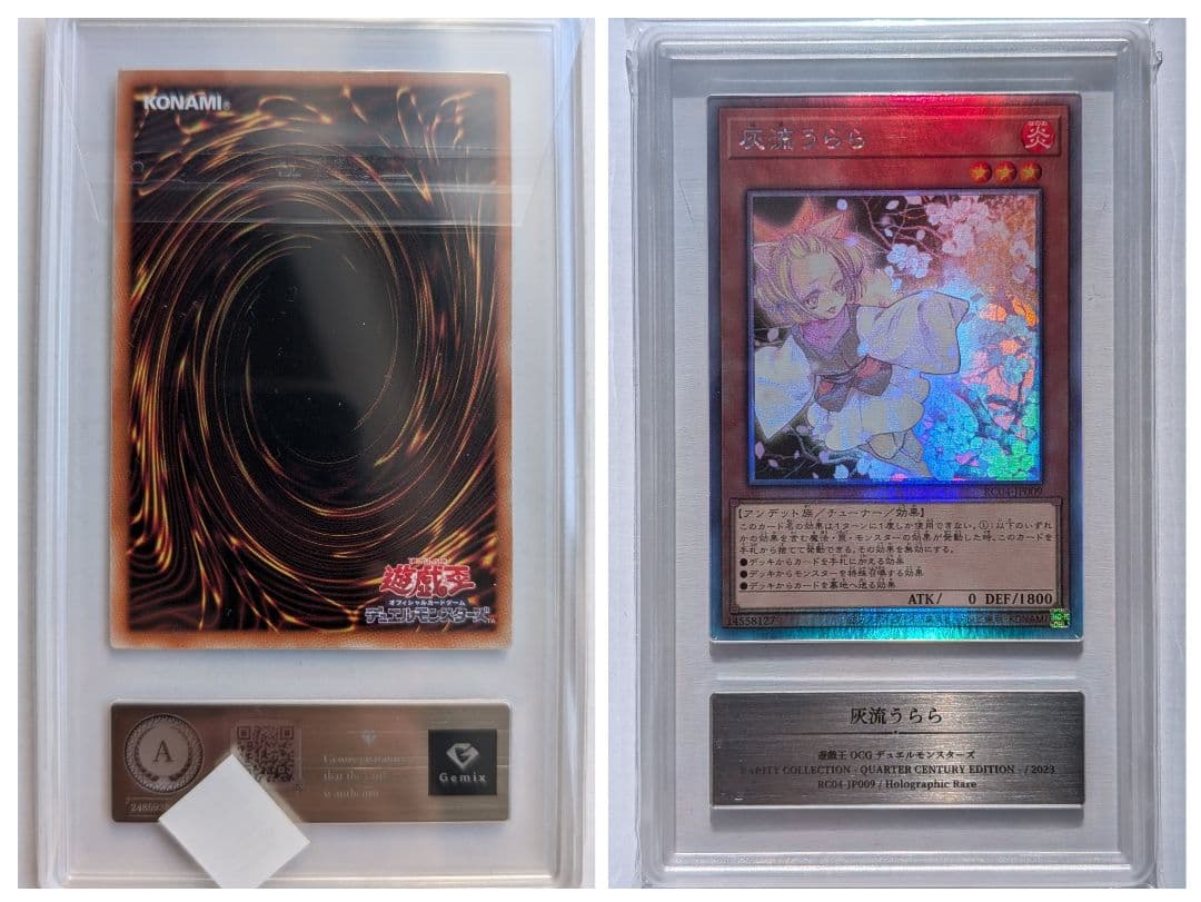 灰流うらら ホロとレリーフ セット