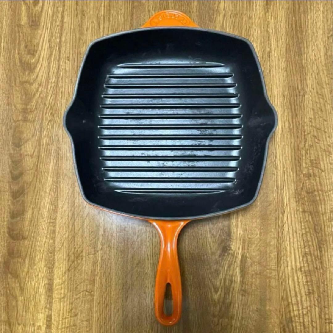 お買い得‼️le creuset 美品 ルクルーゼ26cm グリルパン フライパン