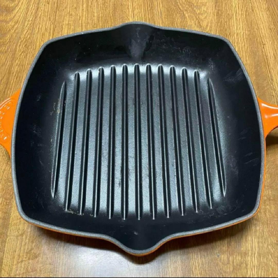 お買い得‼️le creuset 美品 ルクルーゼ26cm グリルパン フライパン