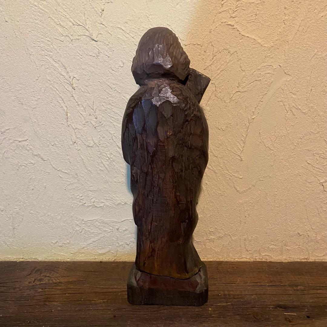 聖ペテロ（サン・ピエトロ）のアンティークの木製彫刻