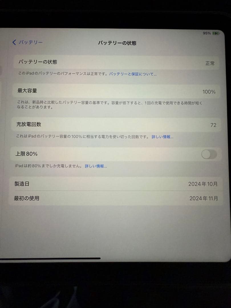美品　iPad mini A17 スペースグレイ 128GB セルラーモデル