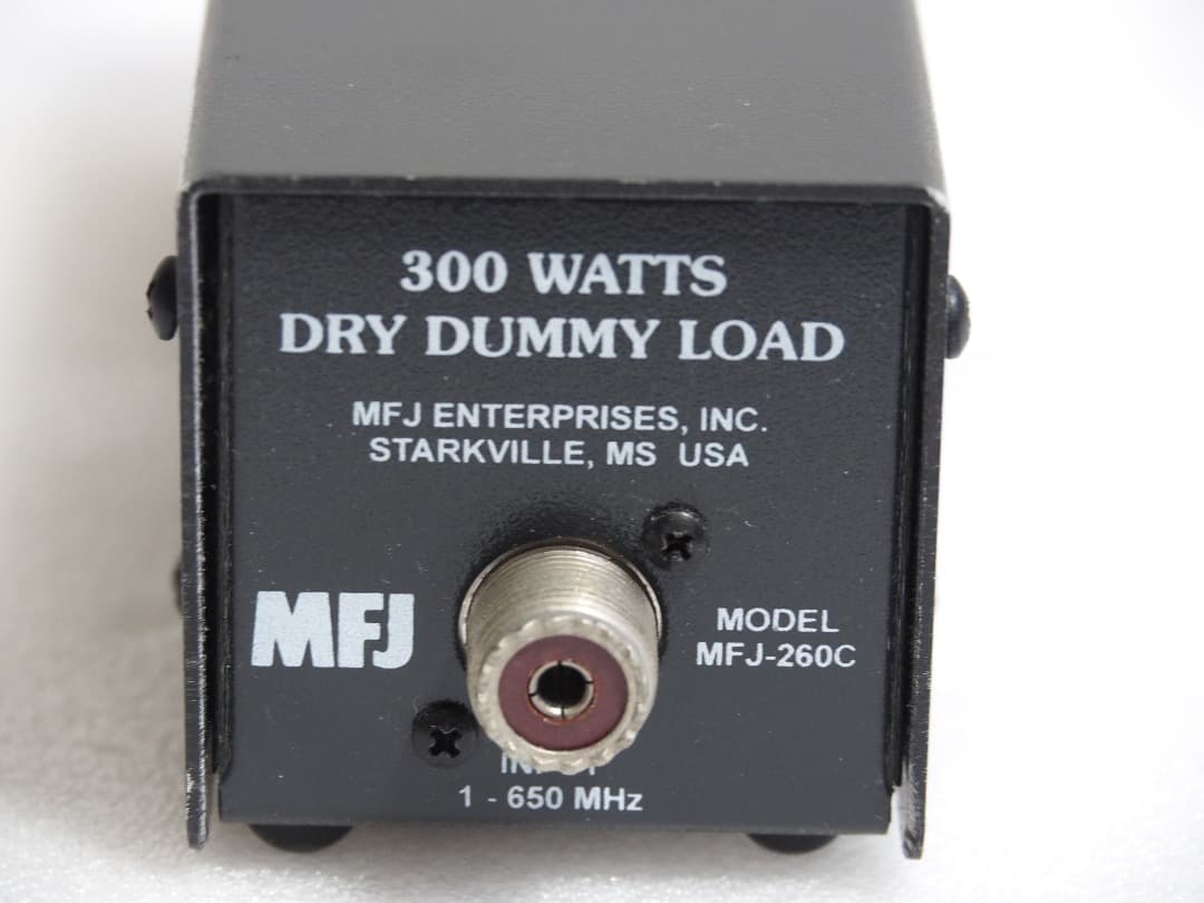 ■動作確認済 MFJ-260C ダミーロード 300W 　1～650MHz