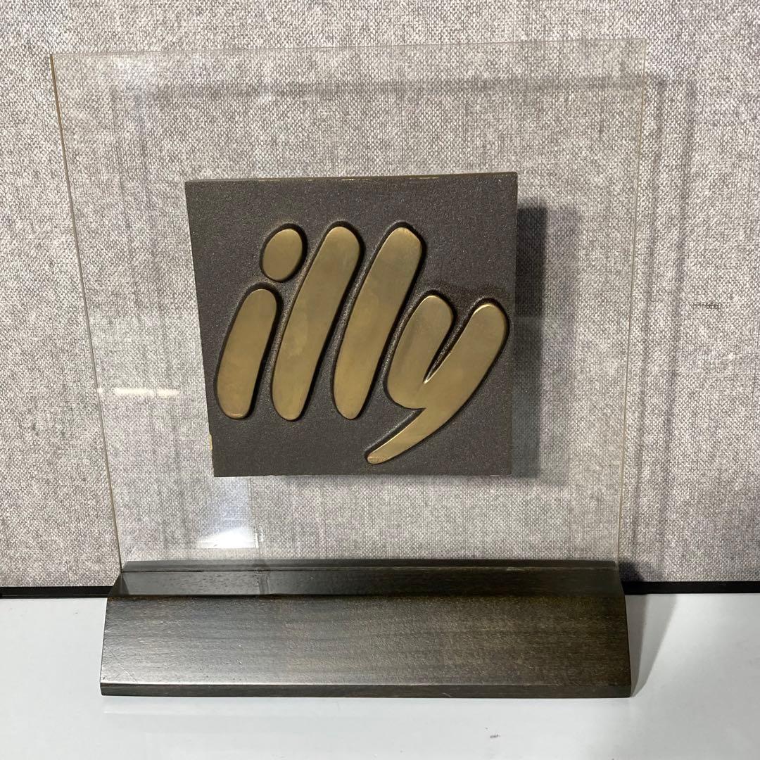 illy イリーコーヒー 販促用 サインボード 看板 置物 オブジェ 非売品