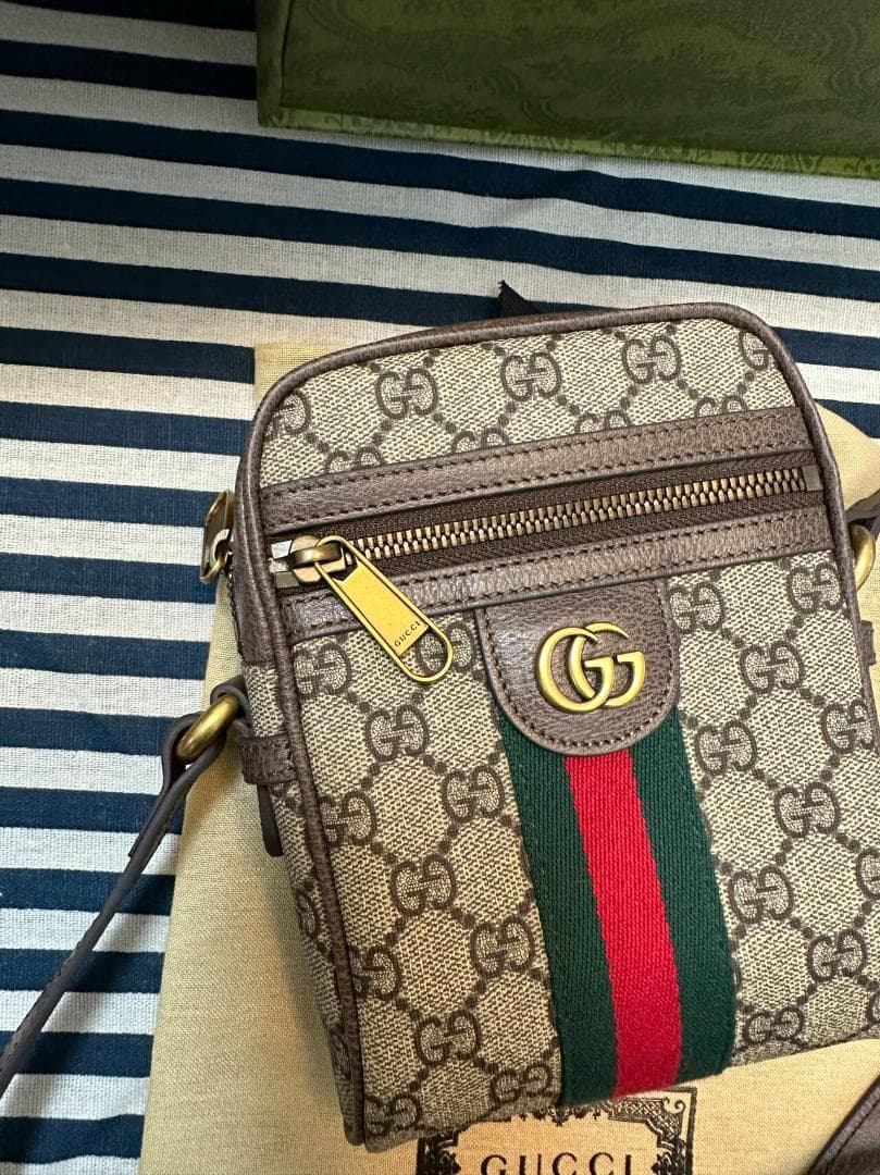 グッチ GUCCI オフィディア ショルダーバッグ ブラウン
