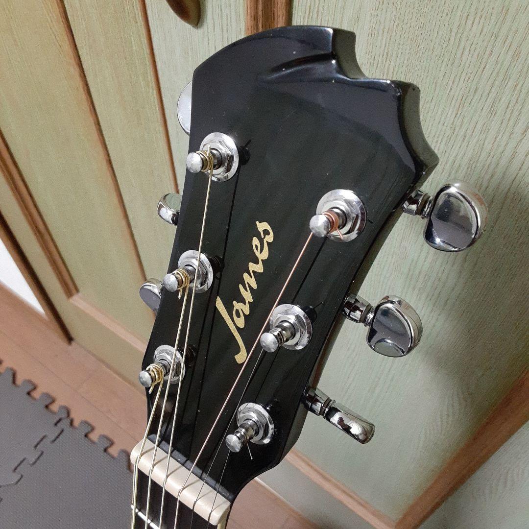 James JE40 エレアコ　ギター ブラック