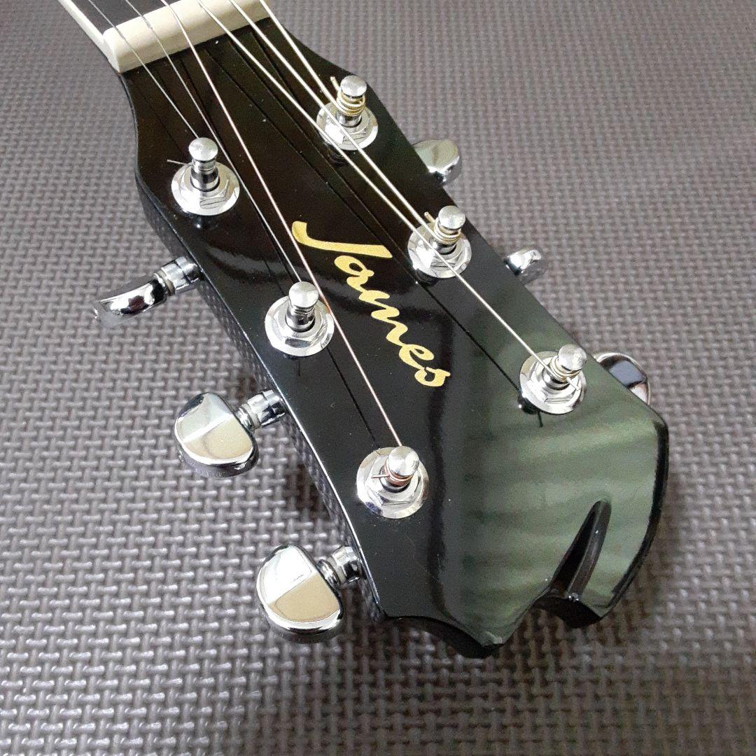 James JE40 エレアコ　ギター ブラック