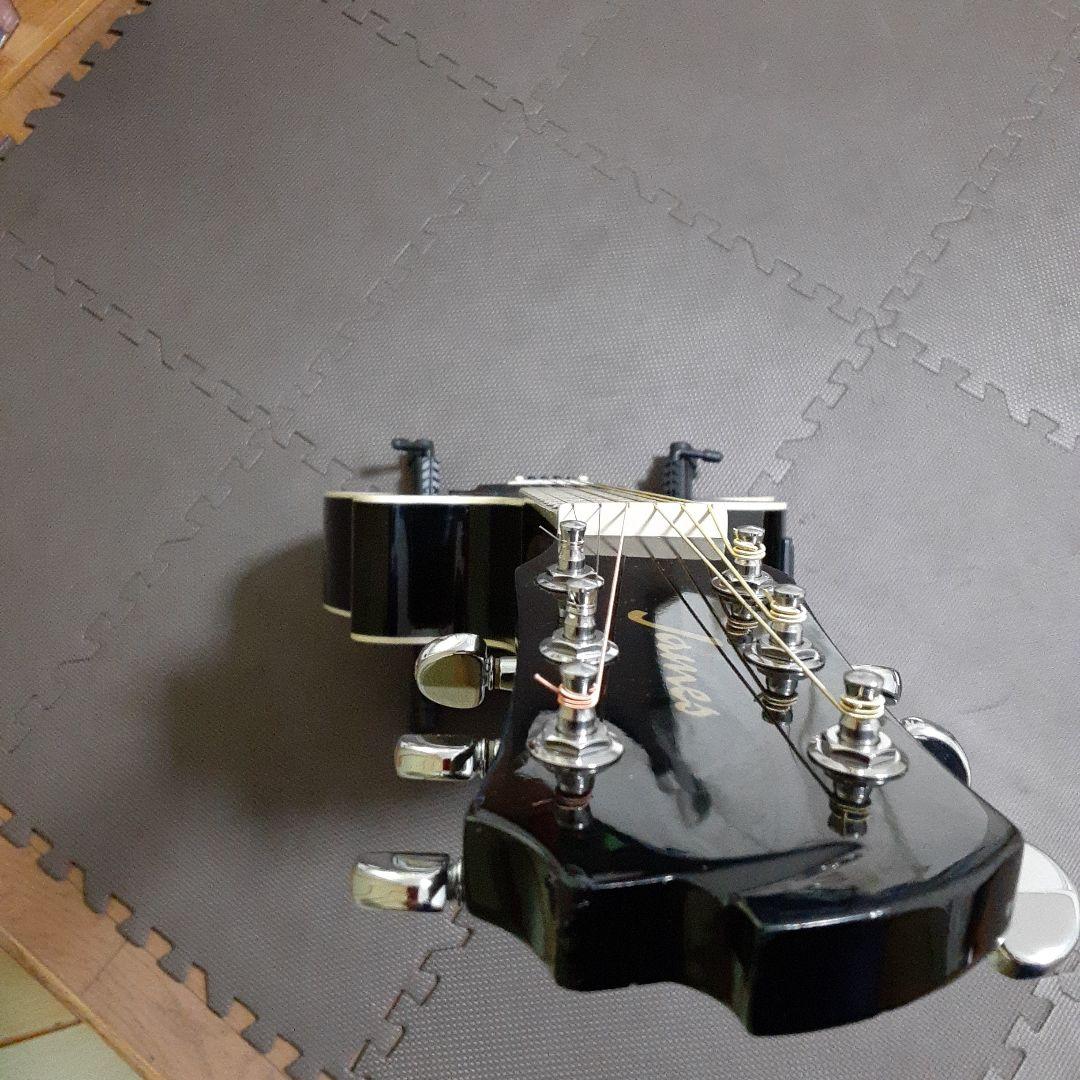 James JE40 エレアコ　ギター ブラック