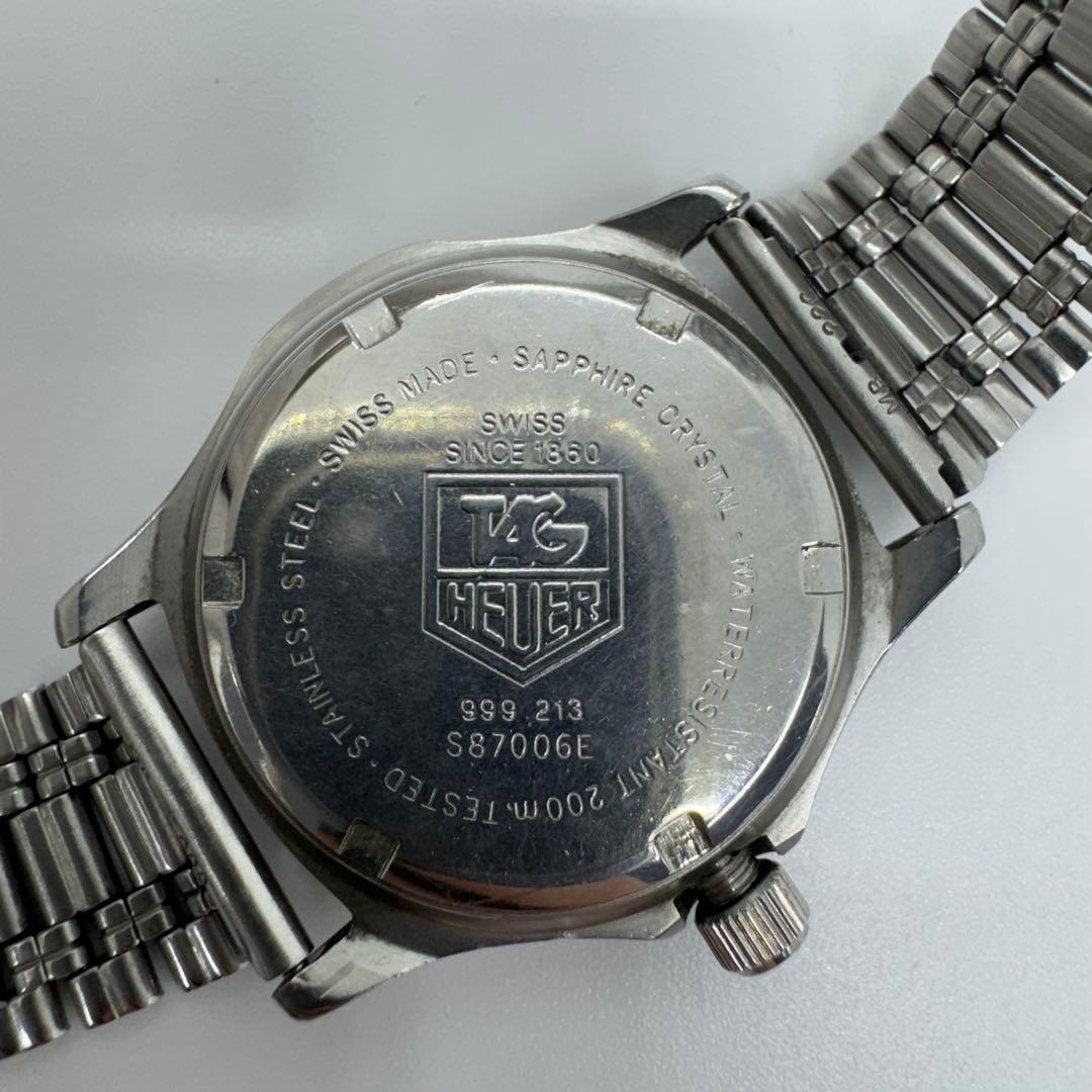 ✨TAGHEUER✨タグホイヤー✨デイト✨クォーツ✨グレー文字盤✨腕時計✨