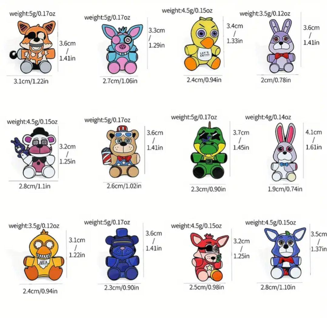 Five Nights at Freddy's　ピンズ　ピンバッジ　12点セット
