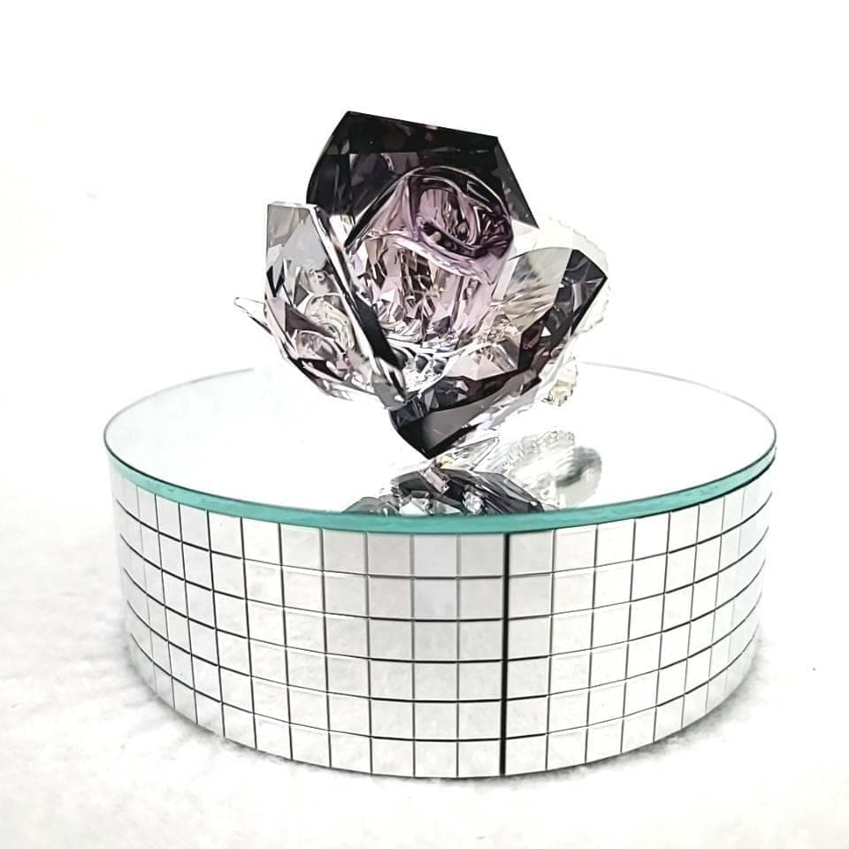 ＊良品＊スワロフスキー　ローズブロッサム　ダークピンク　薔薇 2