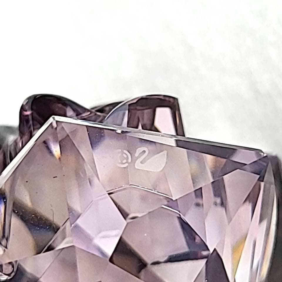 ＊良品＊スワロフスキー　ローズブロッサム　ダークピンク　薔薇 2