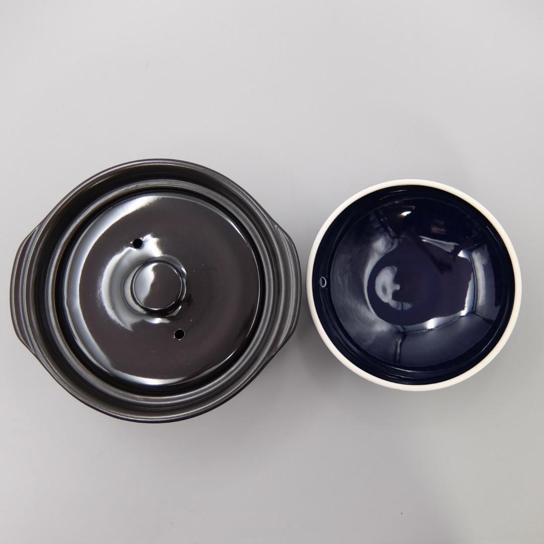 51205　シュガーレディ　マジカル深土鍋　瑠璃釉