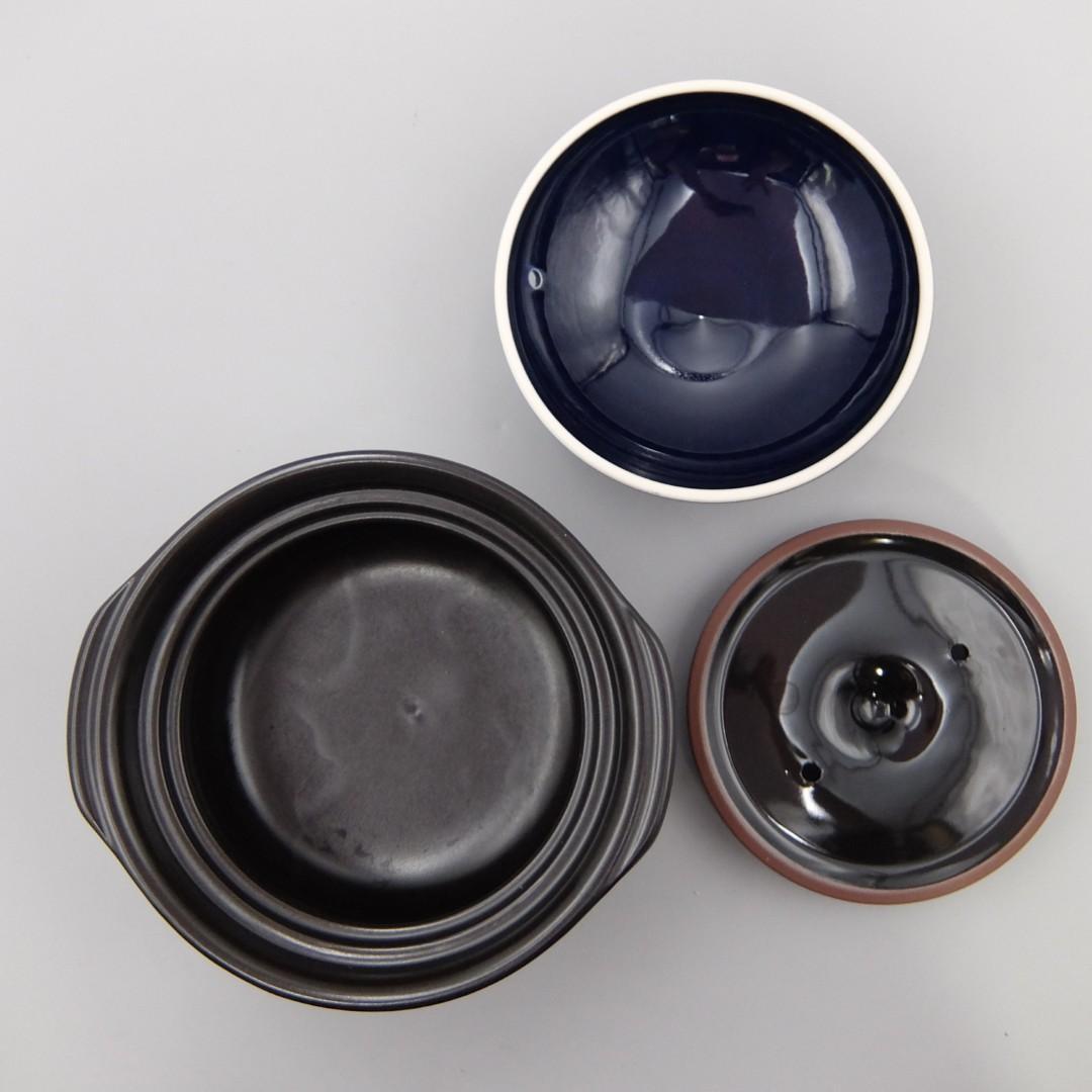 51205　シュガーレディ　マジカル深土鍋　瑠璃釉