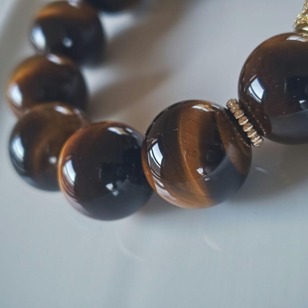 2026.初新作 カイラス水晶　キャラメルタイガーアイ