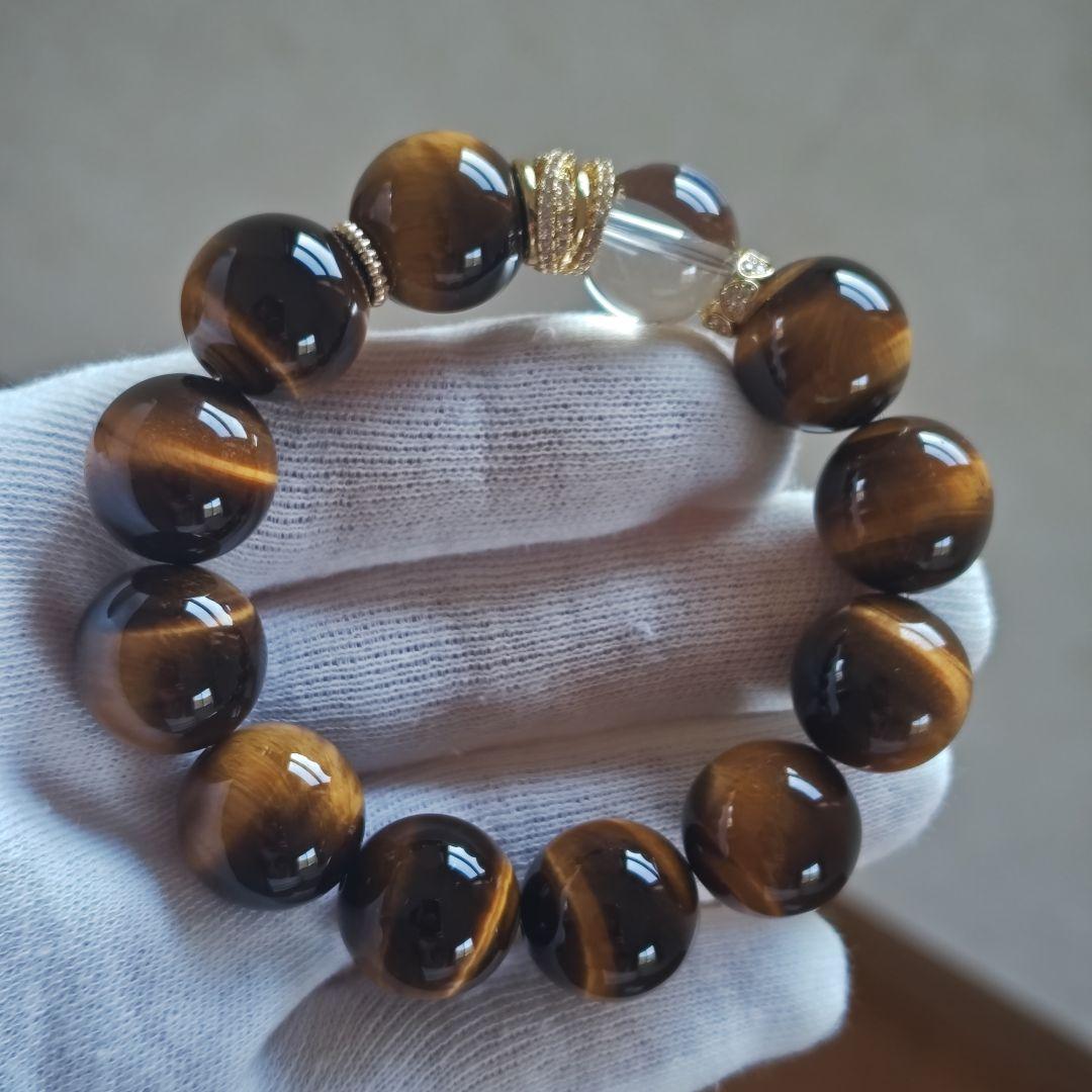 2026.初新作 カイラス水晶　キャラメルタイガーアイ