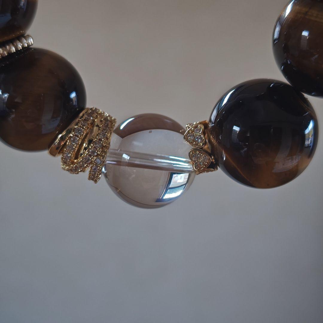 2026.初新作 カイラス水晶　キャラメルタイガーアイ