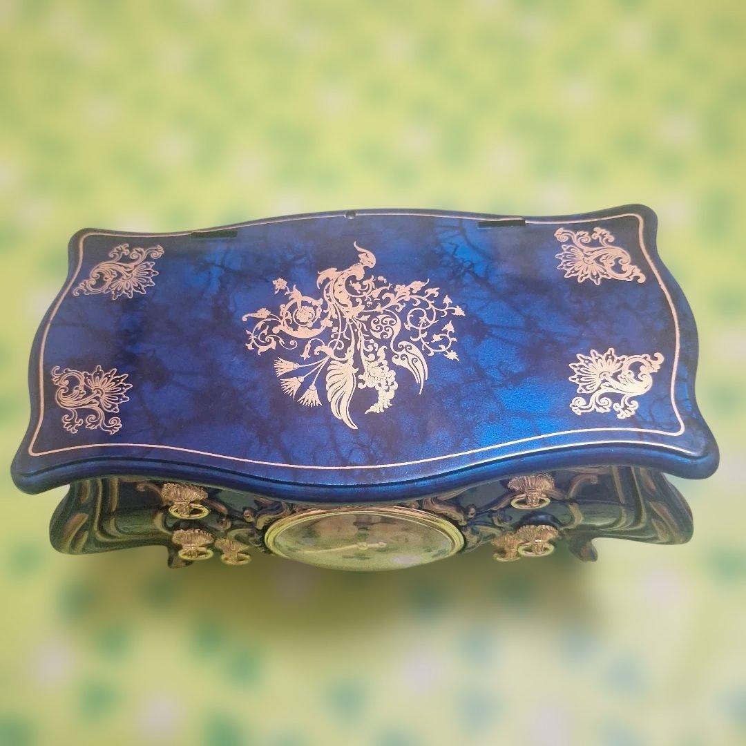 アンティーク　ミニドレッサー 　 時計　オルゴール付き