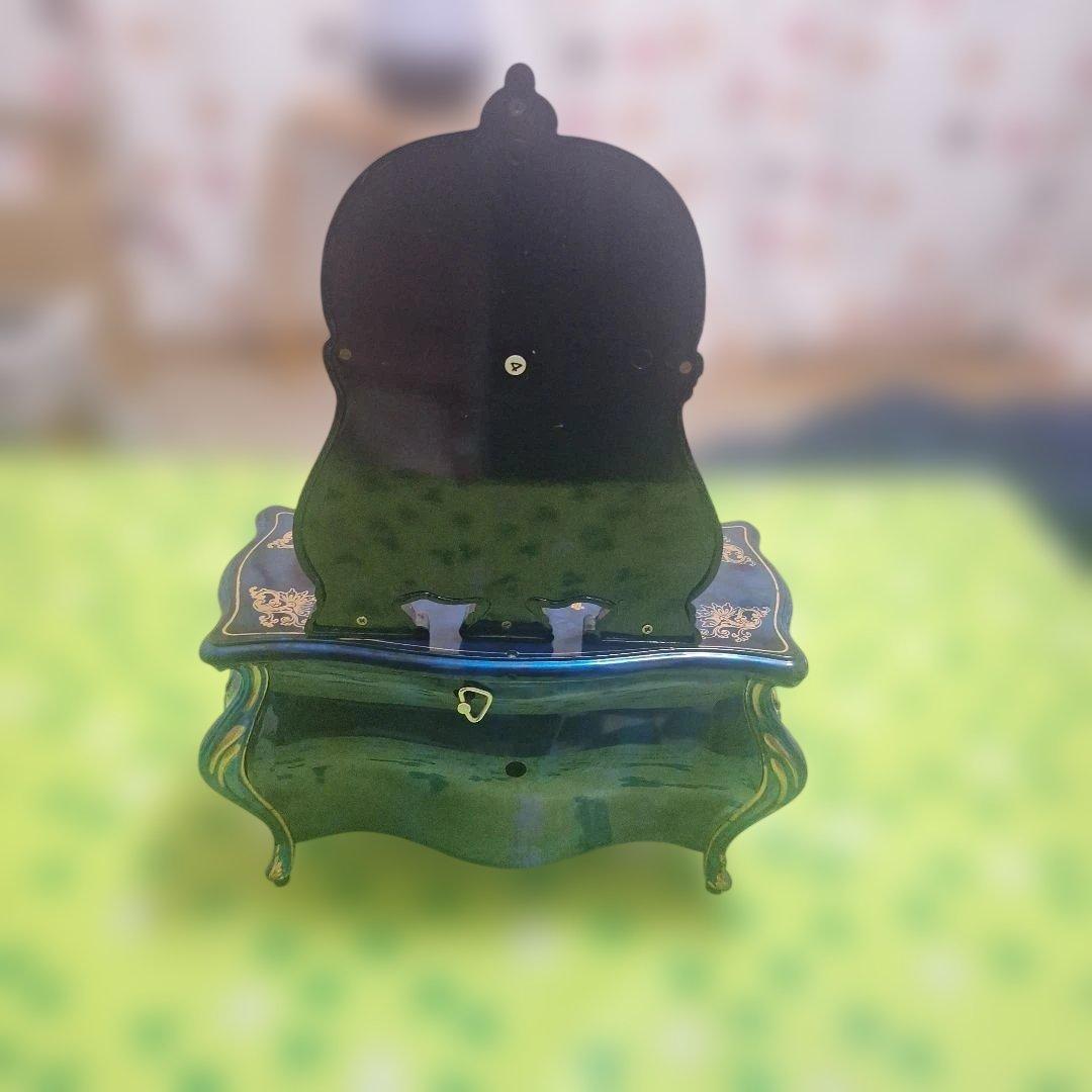 アンティーク　ミニドレッサー 　 時計　オルゴール付き