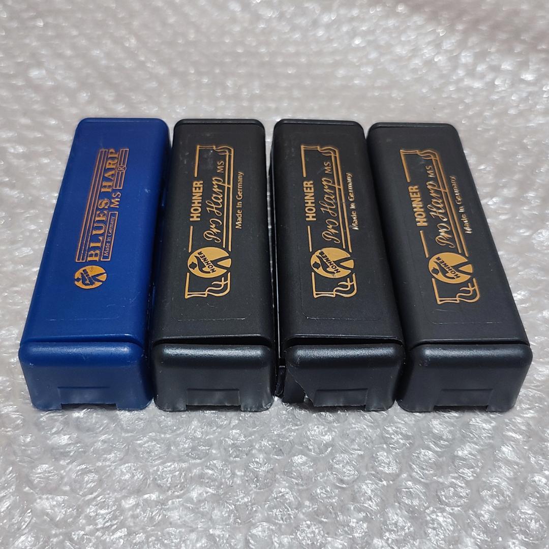 HOHNER ハーモニカ 4本セット Pro Harp / BLUES HARP